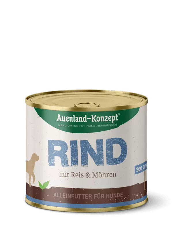 Auenland Rind mit Reis 200g
